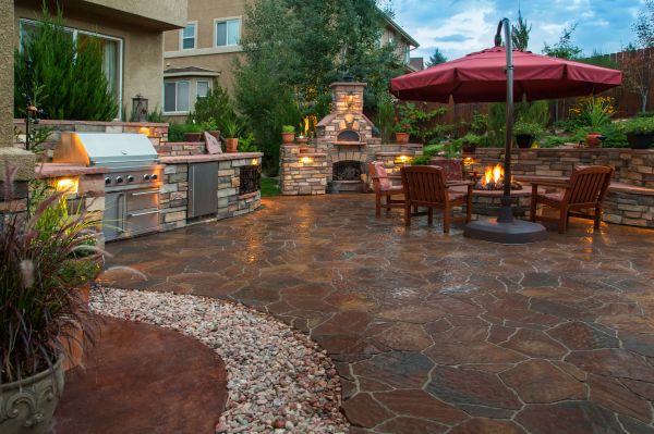 Stone Patio Construction in Marysville