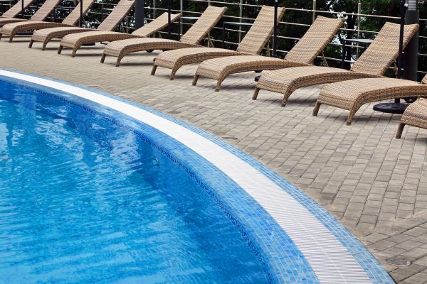 Poolside Hardscaping in Marysville