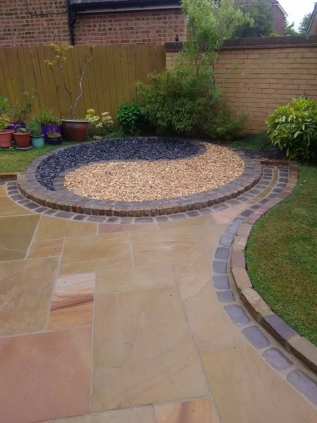 Sandstone Patio Installation in Marysville
