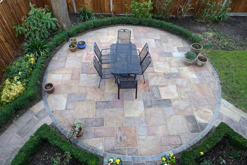 Outdoor Paver Living Space